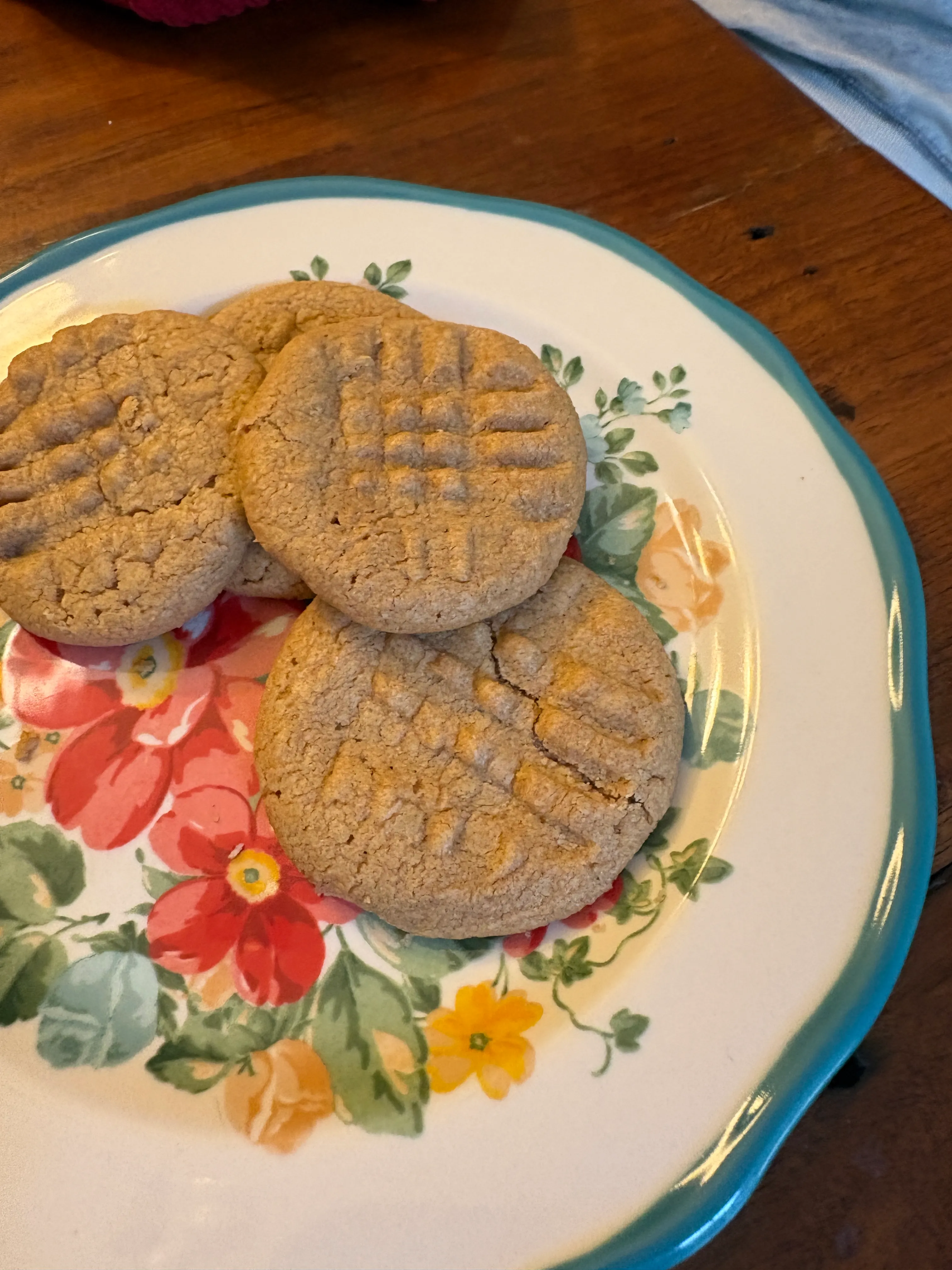 3 Ingredient Peanut Butter Cookies