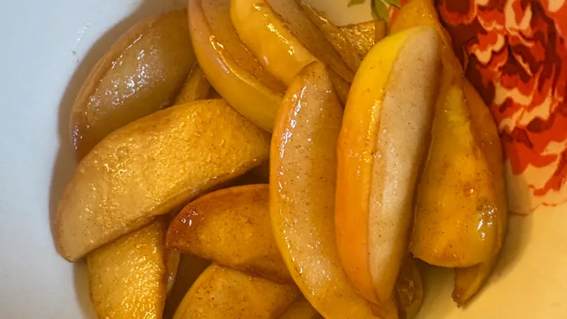 Fried apples