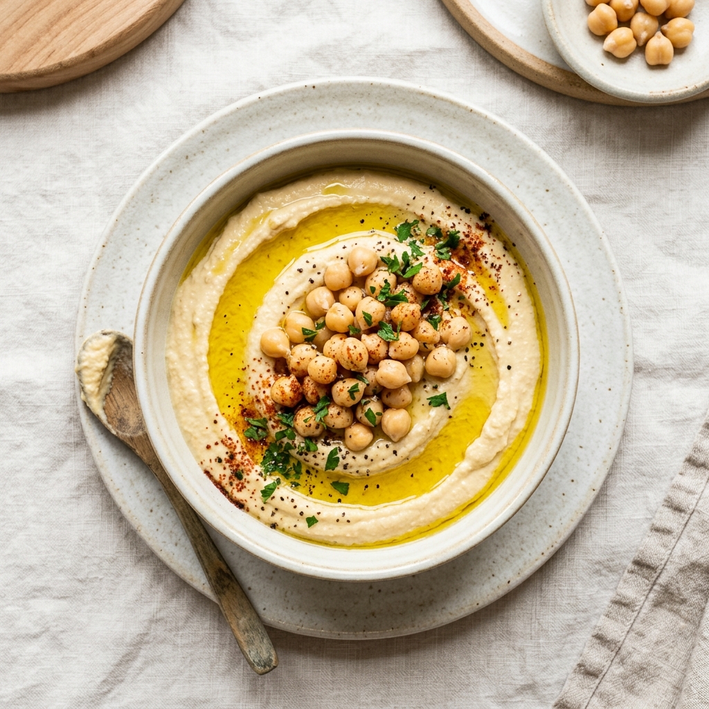 Simple Hummus Bowl